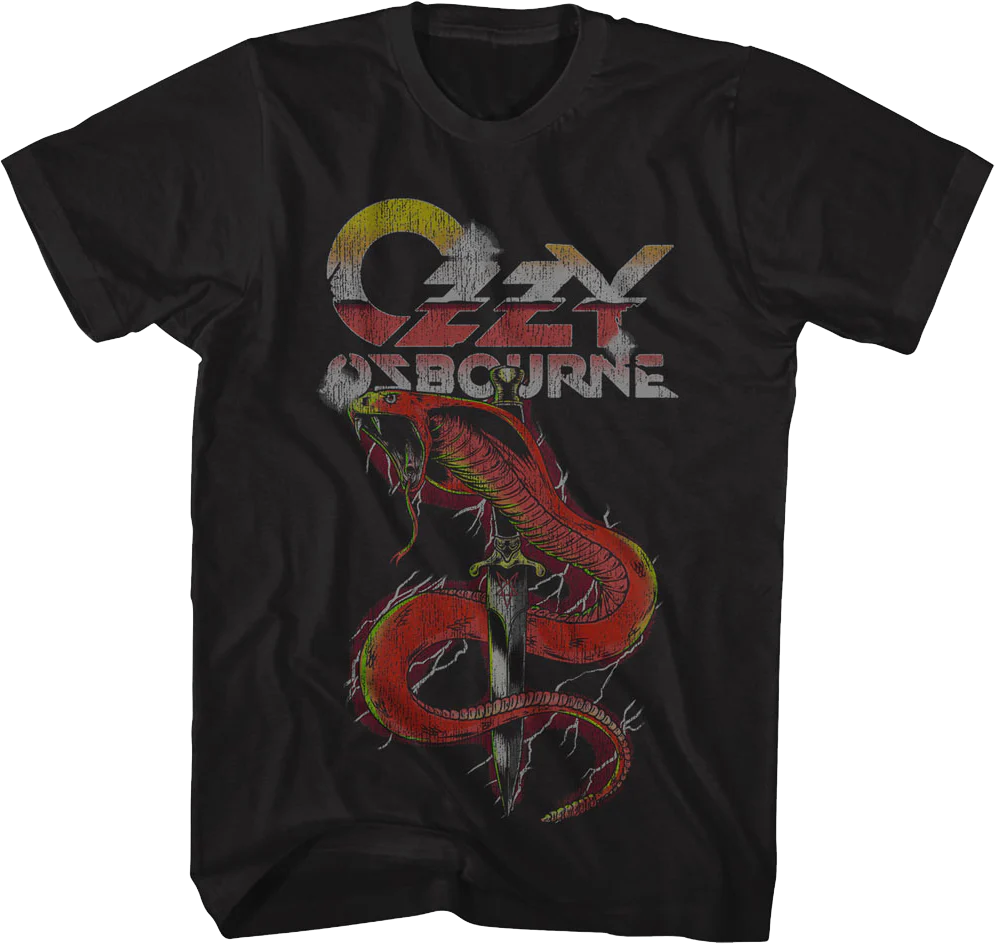 Cobra Dagger Ozzy Osbourne T-Shirt