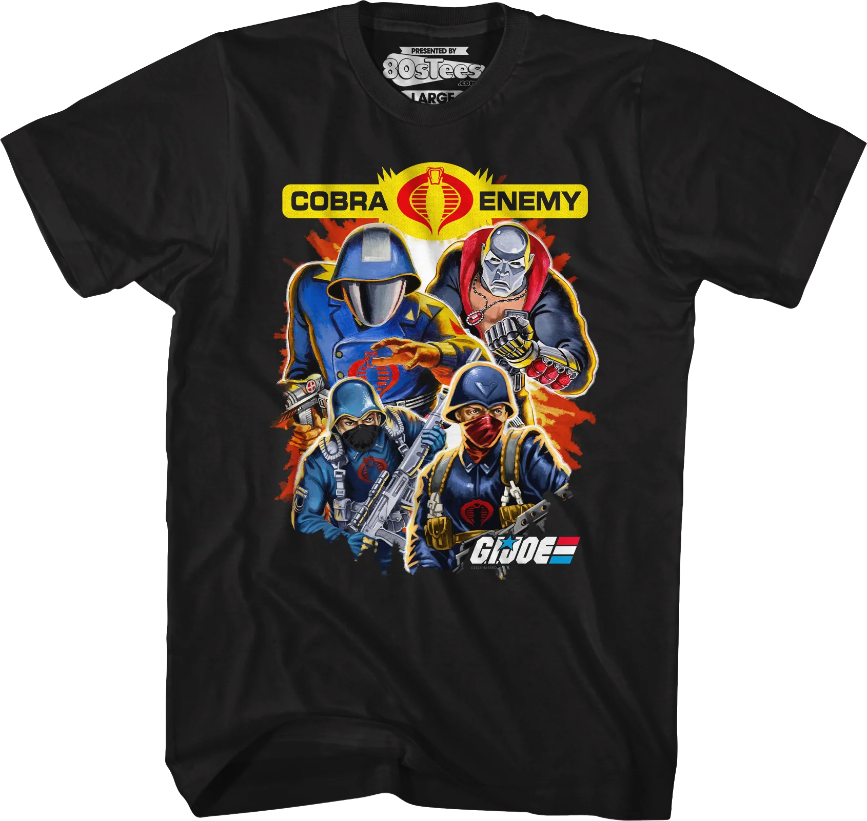 Cobra Enemy Collage GI Joe T-Shirt - Image 4