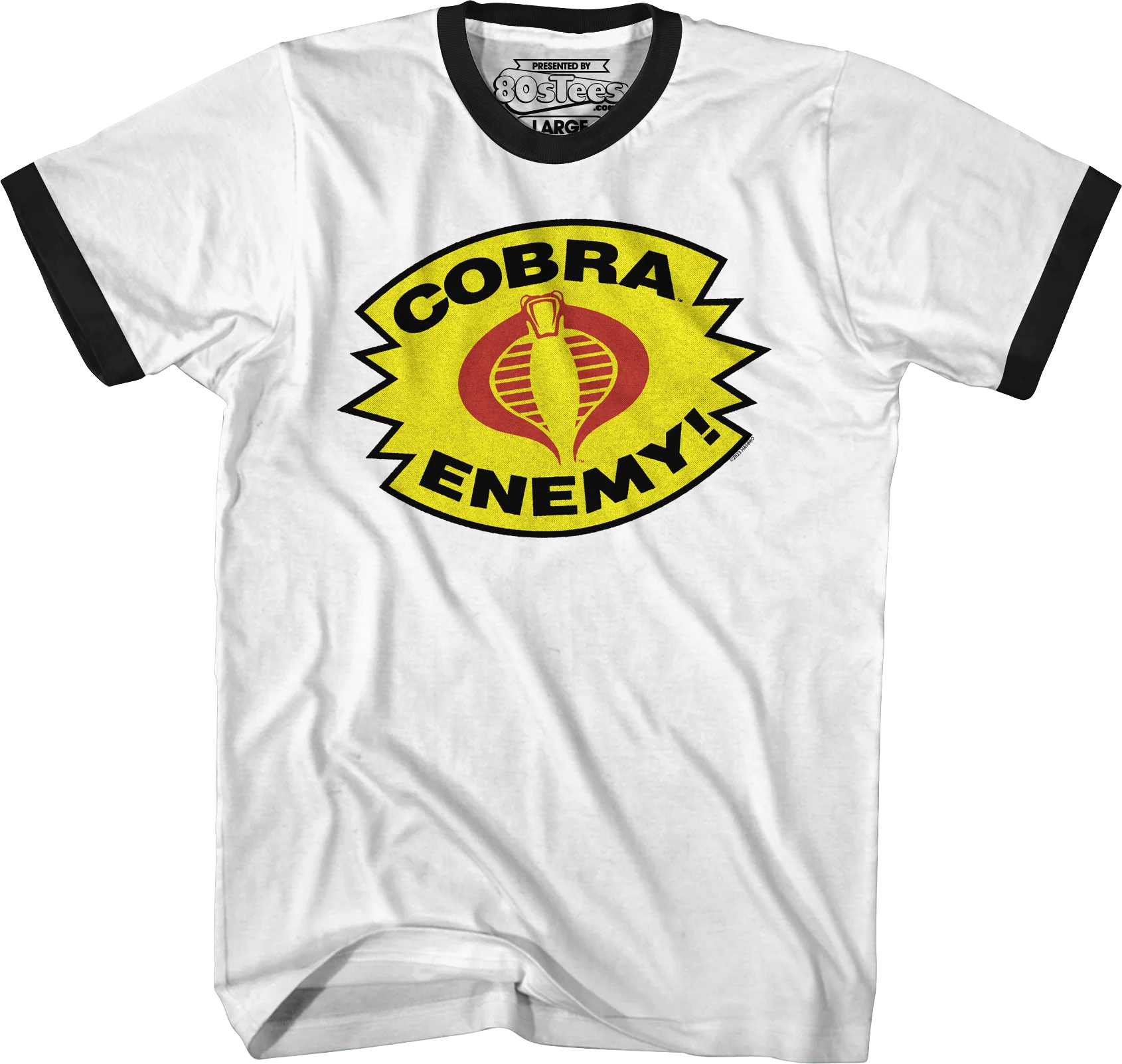 Cobra Enemy GI Joe Ringer Shirt