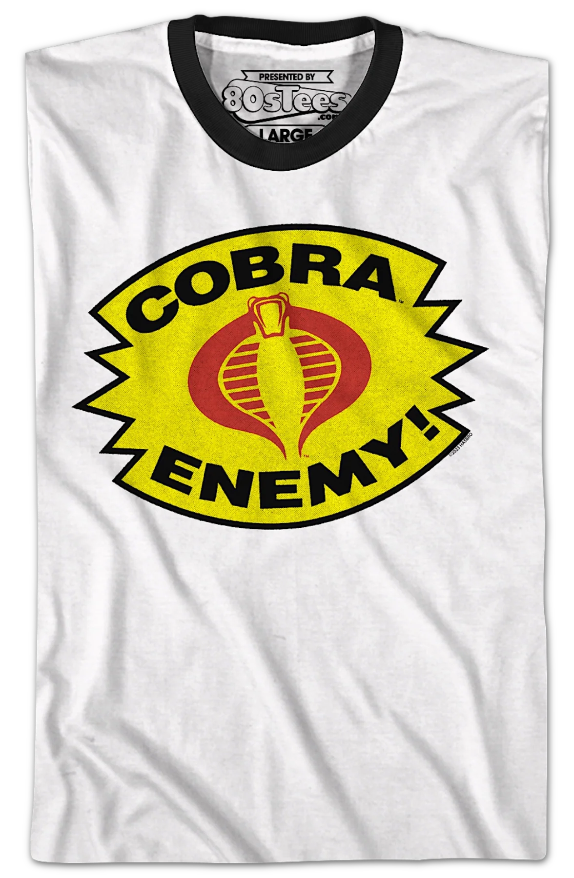 Cobra Enemy GI Joe Ringer Shirt - Image 2