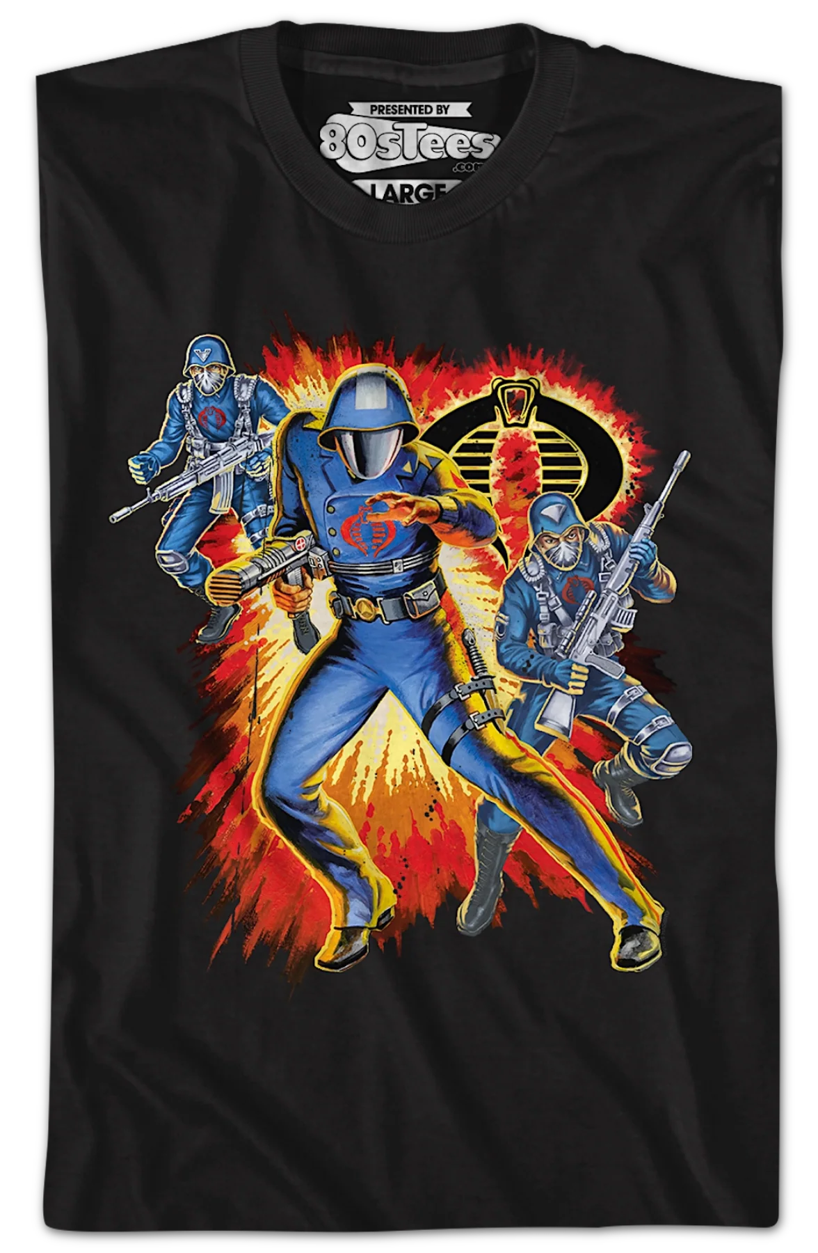 Cobra Explosion GI Joe T-Shirt - Image 2