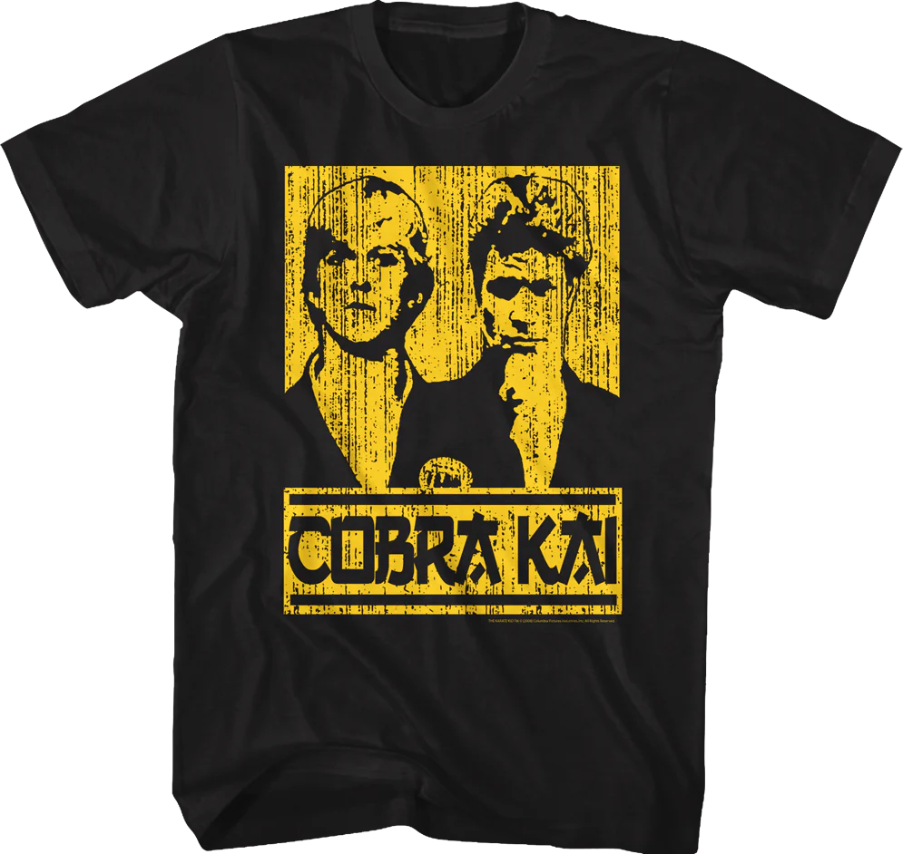 Cobra Kai Johnny and Kreese Karate Kid T-Shirt