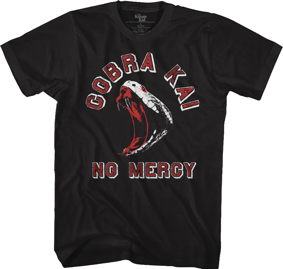 Cobra Kai No Mercy Karate Kid T-Shirt