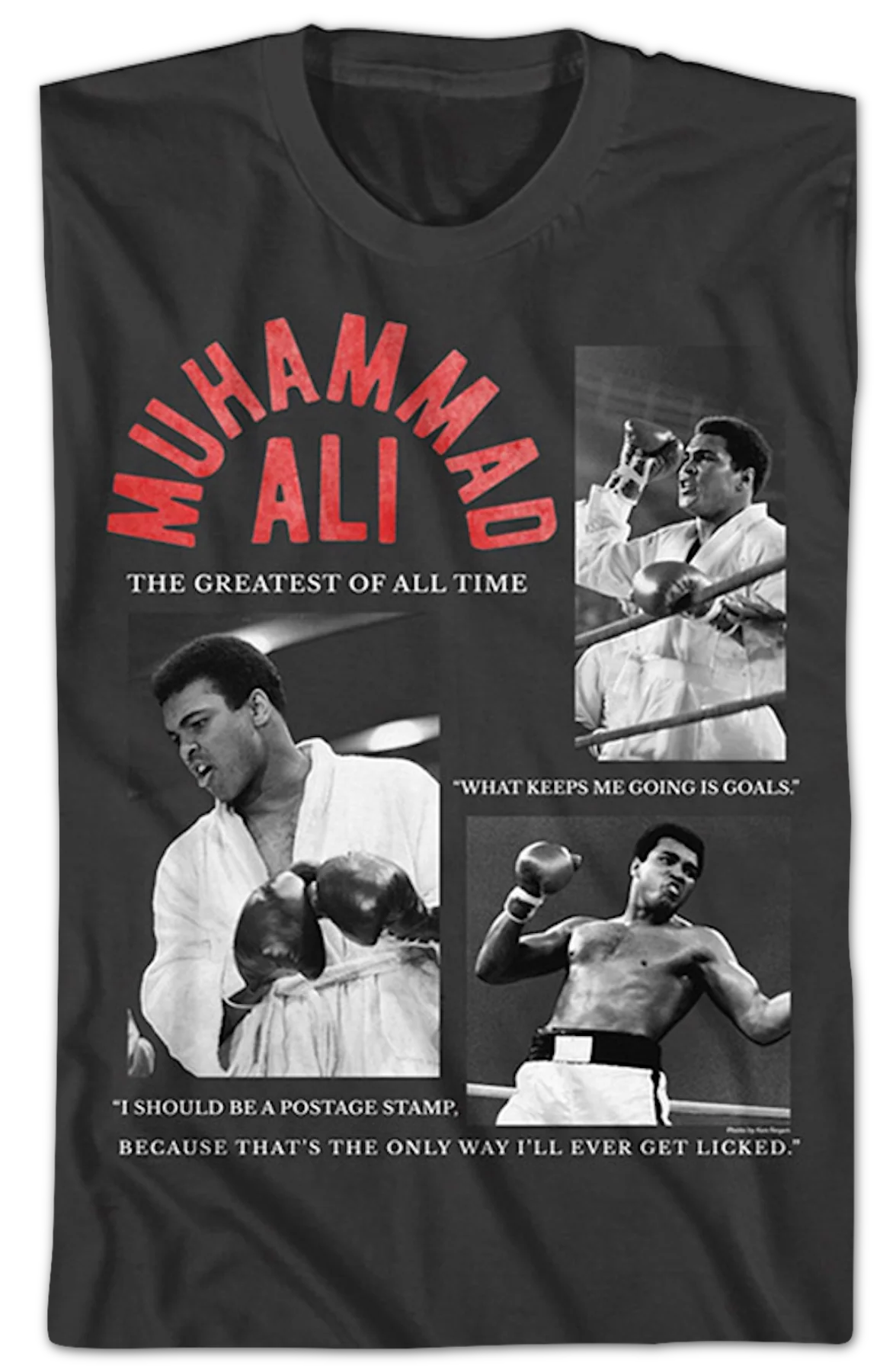Collage And Quotes Muhammad Ali T-Shirt - Image 2