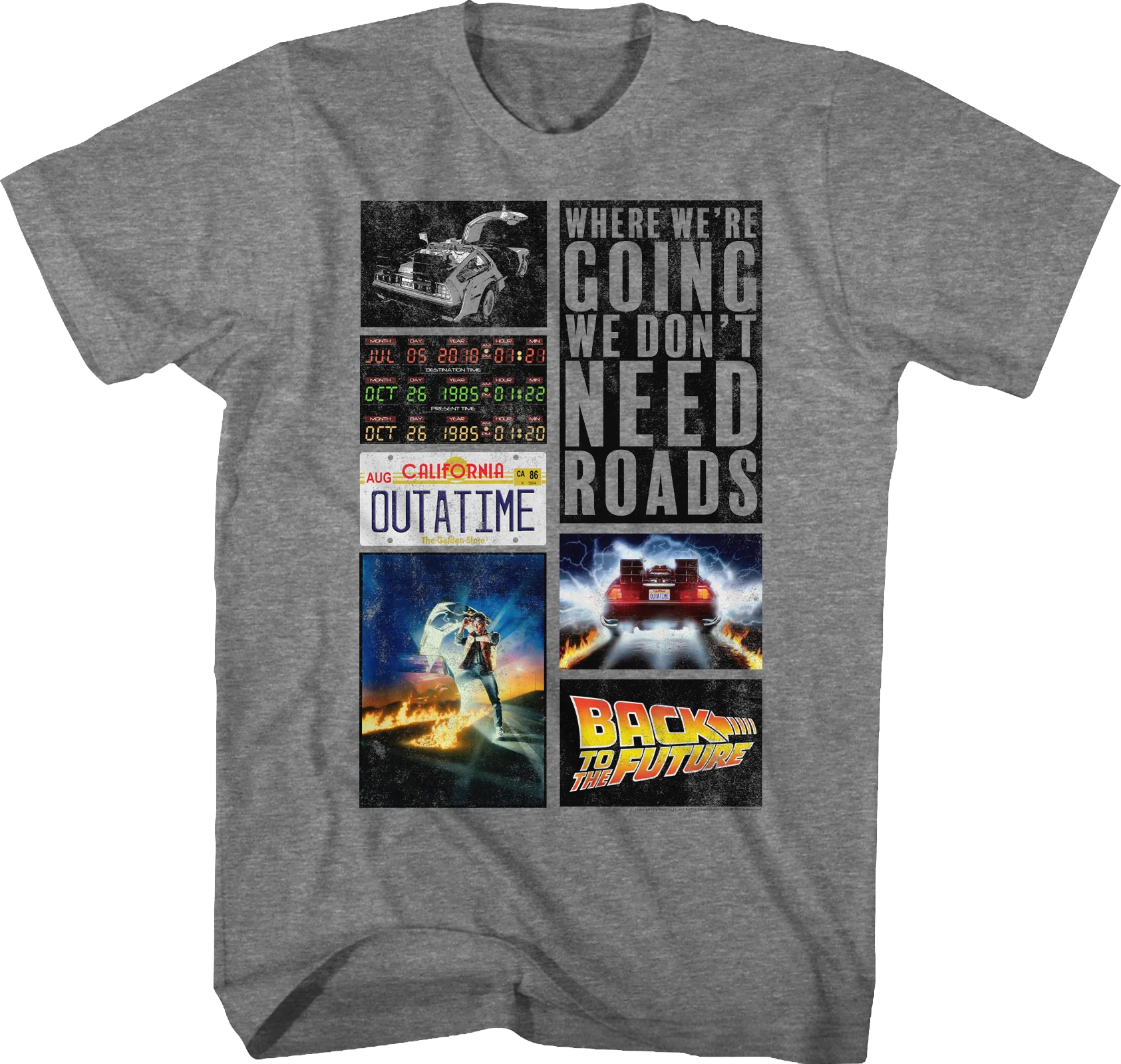 Collage Back To The Future T-Shirt