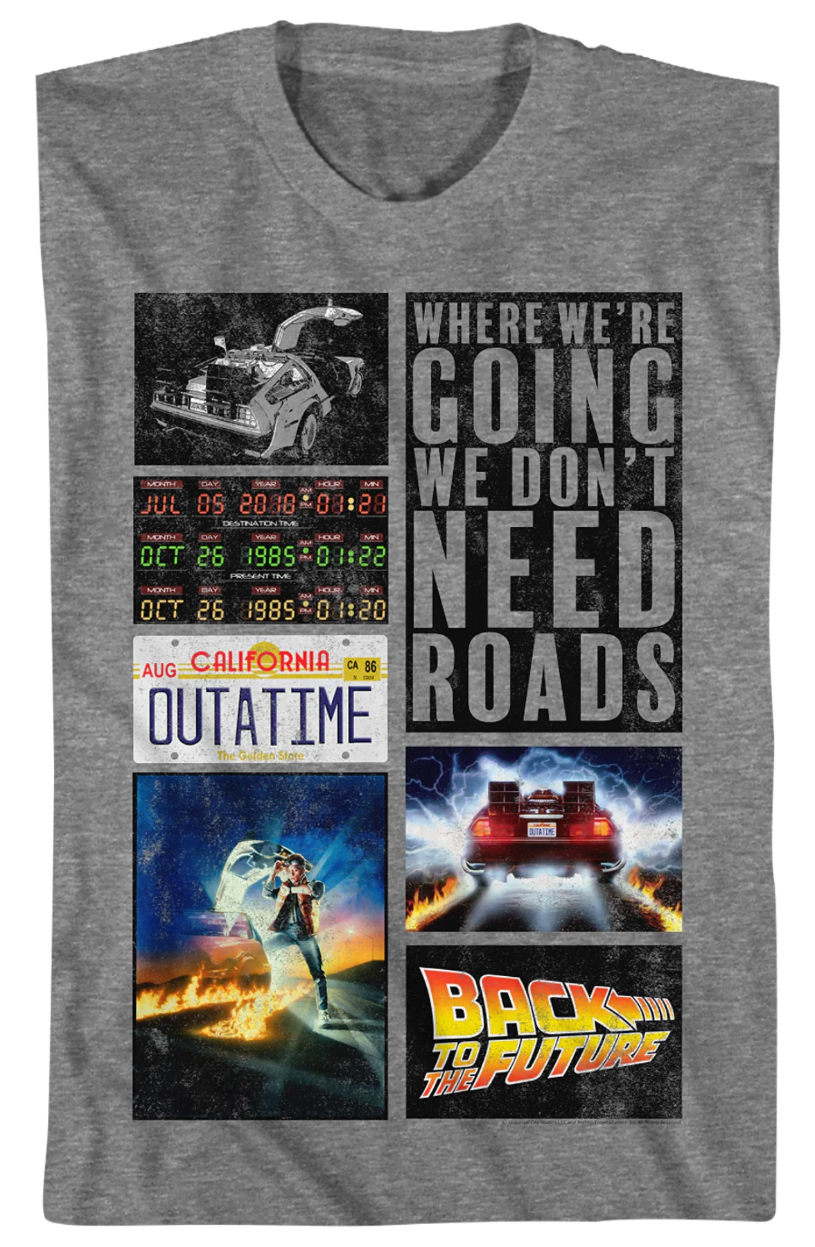 Collage Back To The Future T-Shirt - Image 2