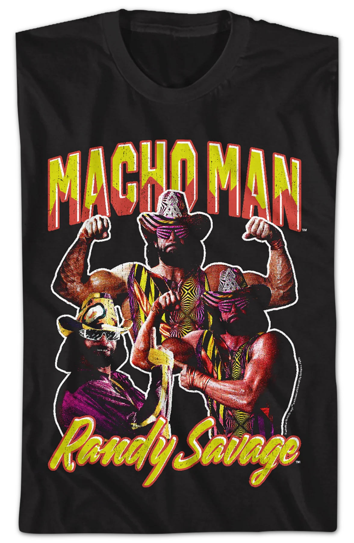 Collage Macho Man Randy Savage Shirt - Image 2