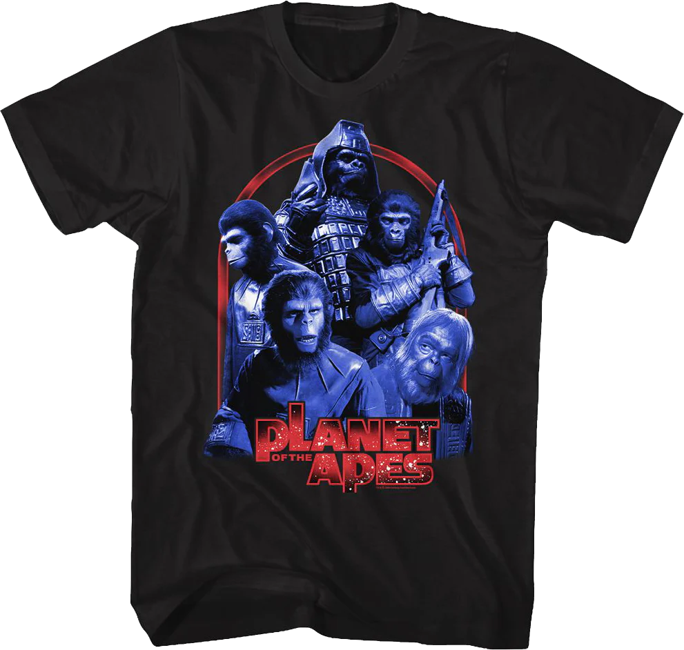 Collage Planet Of The Apes T-Shirt