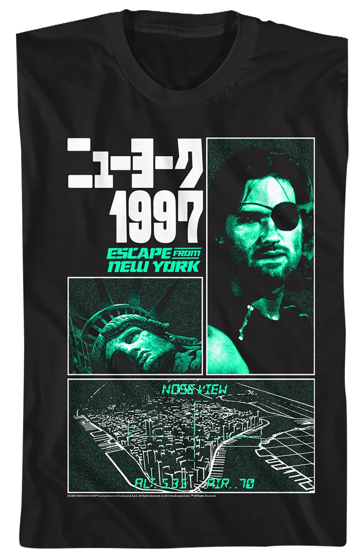 Collage Poster Escape From New York T-Shirt - Image 2