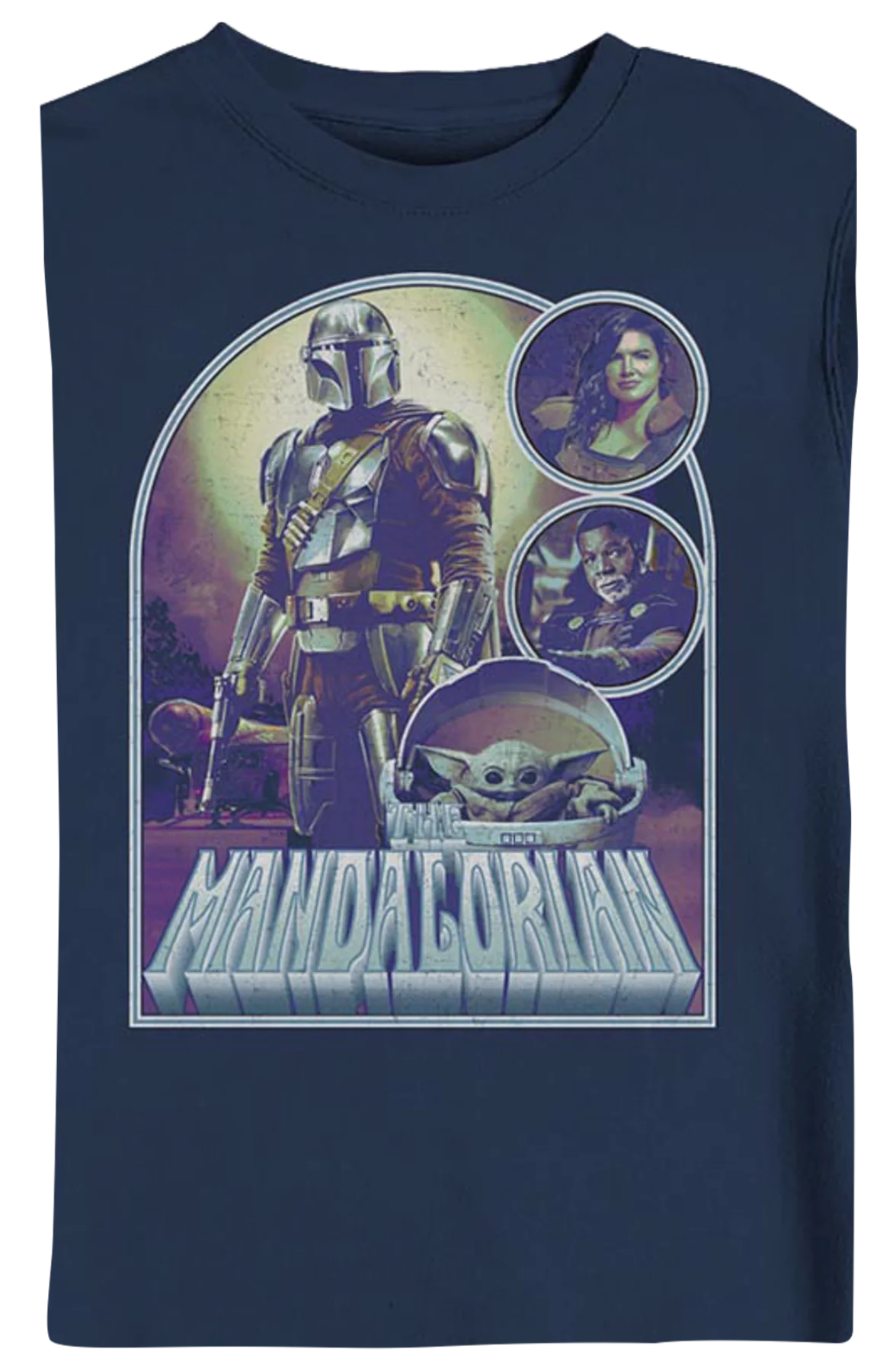 Collage Poster The Mandalorian Star Wars Sweatshirt - Image 2