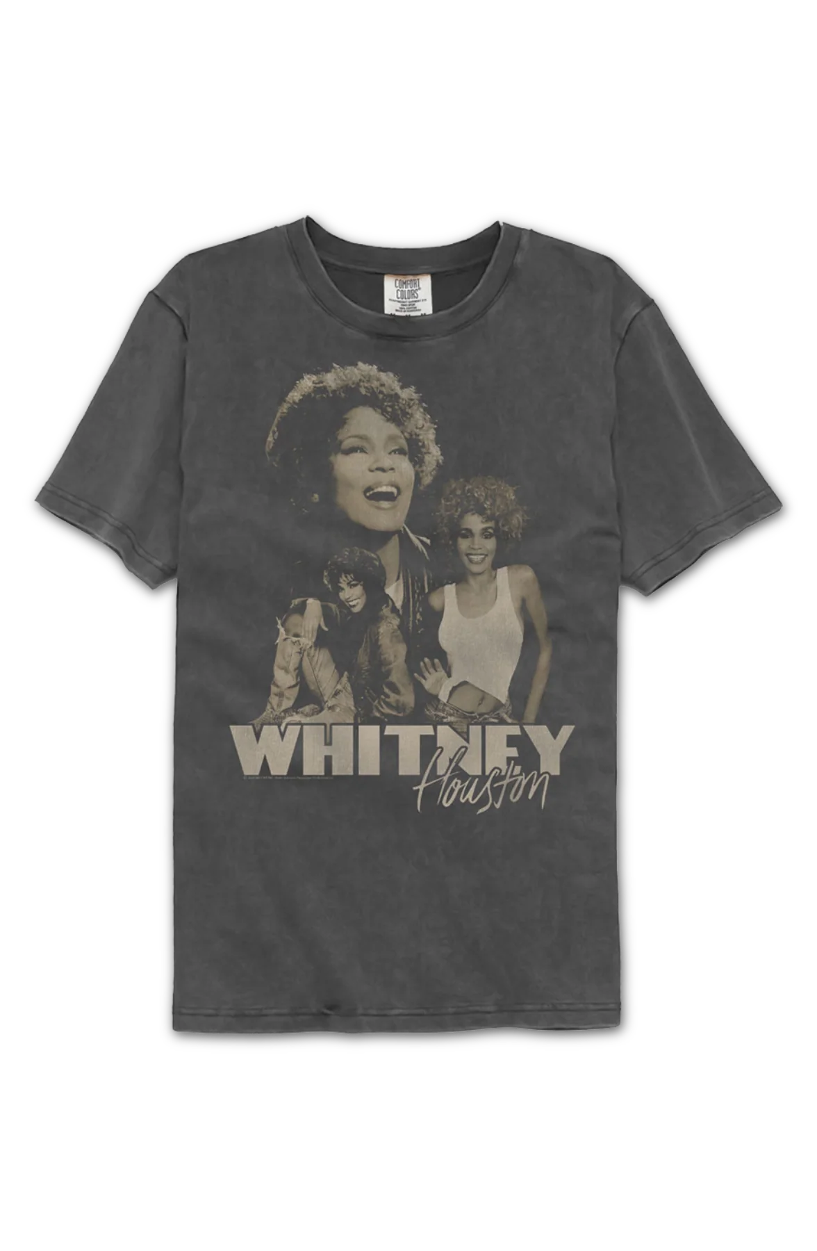 Collage Whitney Houston Comfort Colors Brand T-Shirt - Image 2