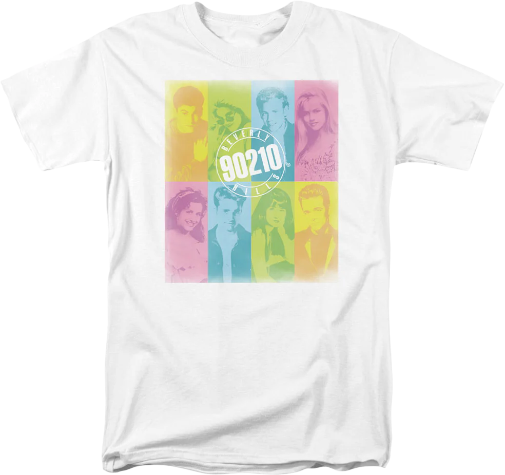 Color Blocks Beverly Hills 90210 T-Shirt