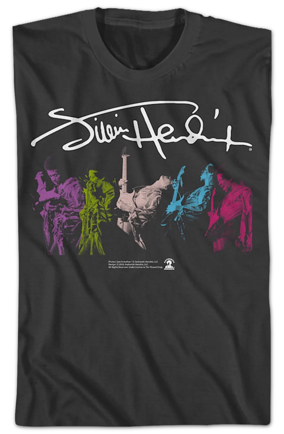 Color In Motion Jimi Hendrix T-Shirt - Image 2