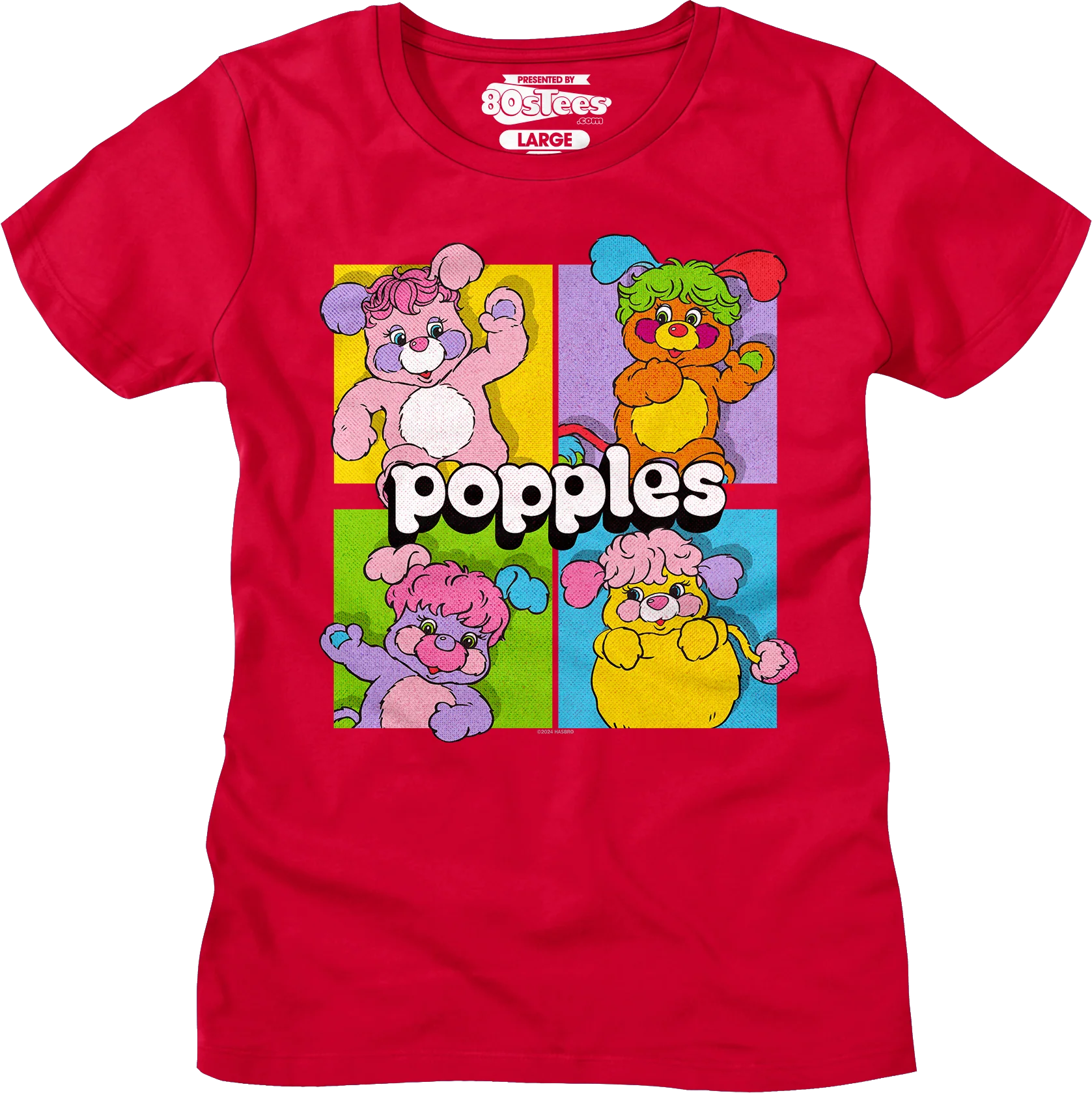 Colorful Blocks Popples T-Shirt - Image 13