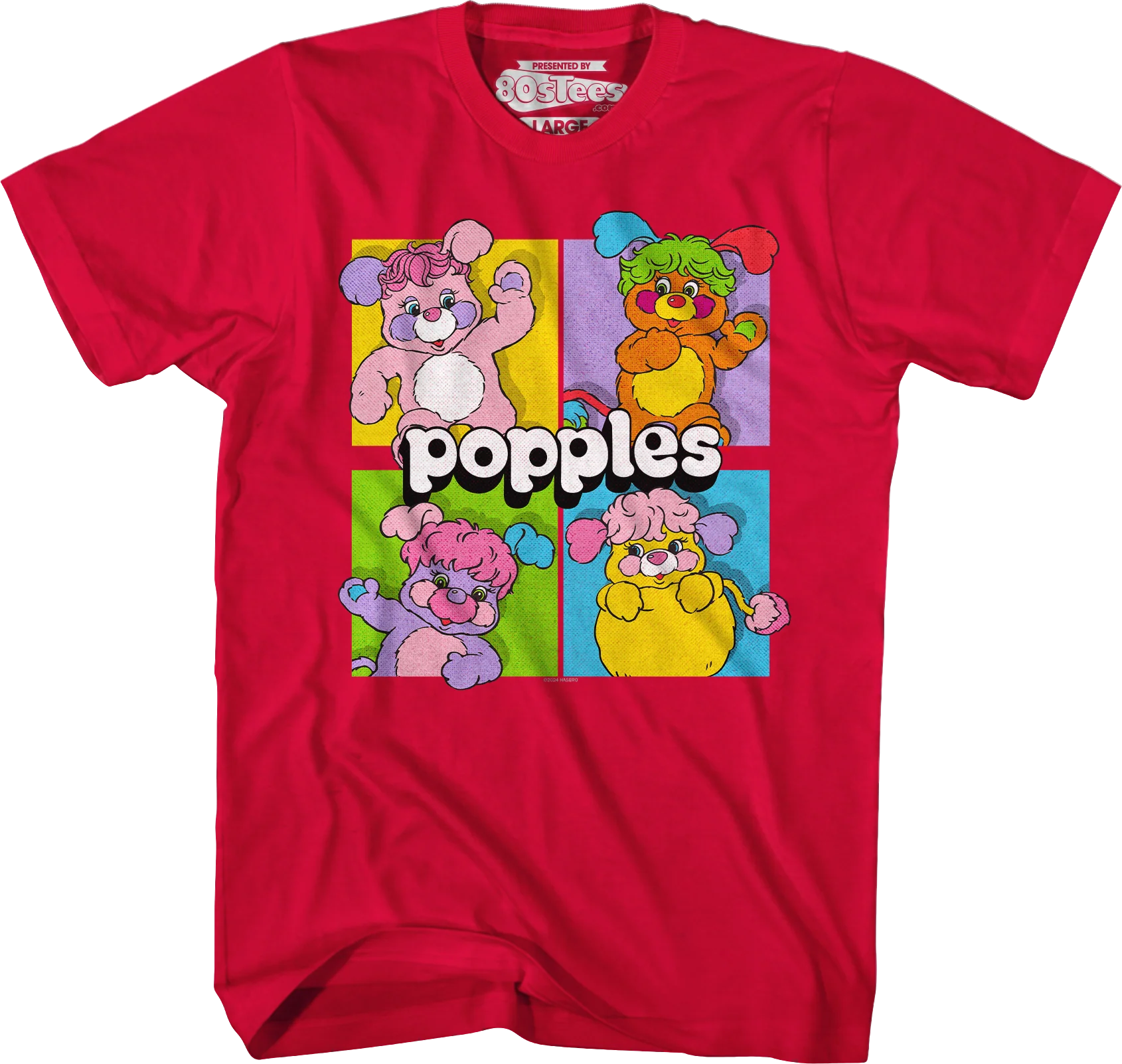 Colorful Blocks Popples T-Shirt - Image 4