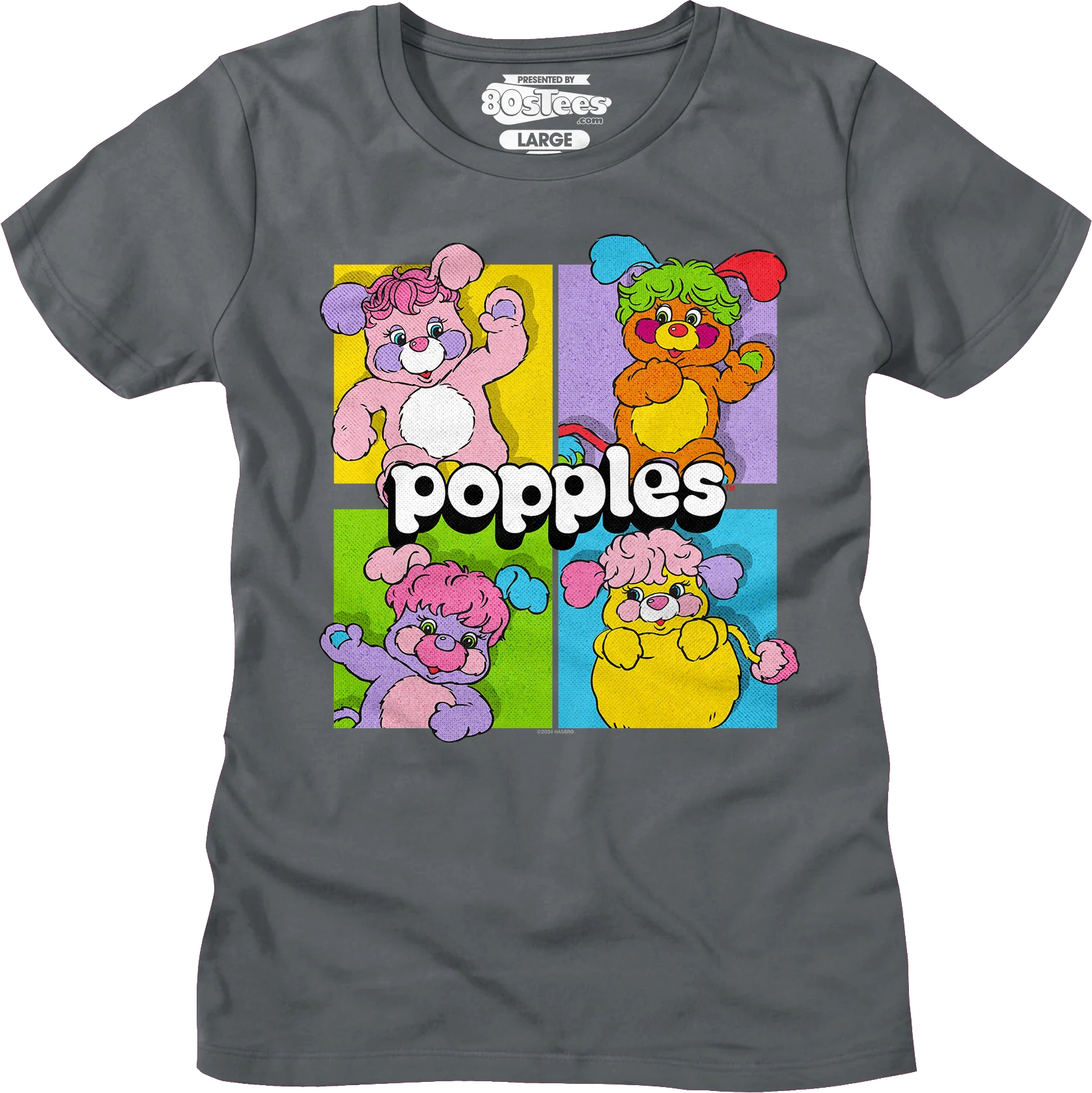 Colorful Blocks Popples T-Shirt - Image 6