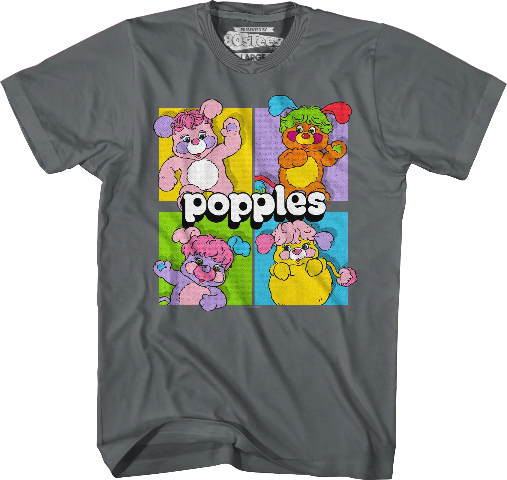 Colorful Blocks Popples T-Shirt - Image 9