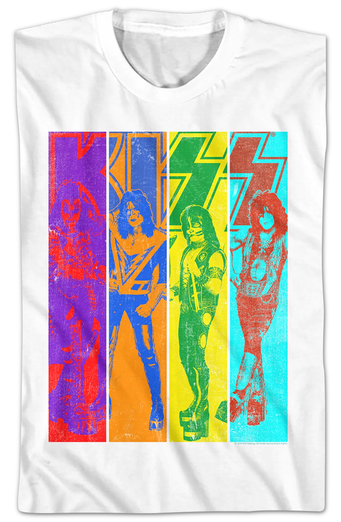 Colorful KISS T-Shirt - Image 2