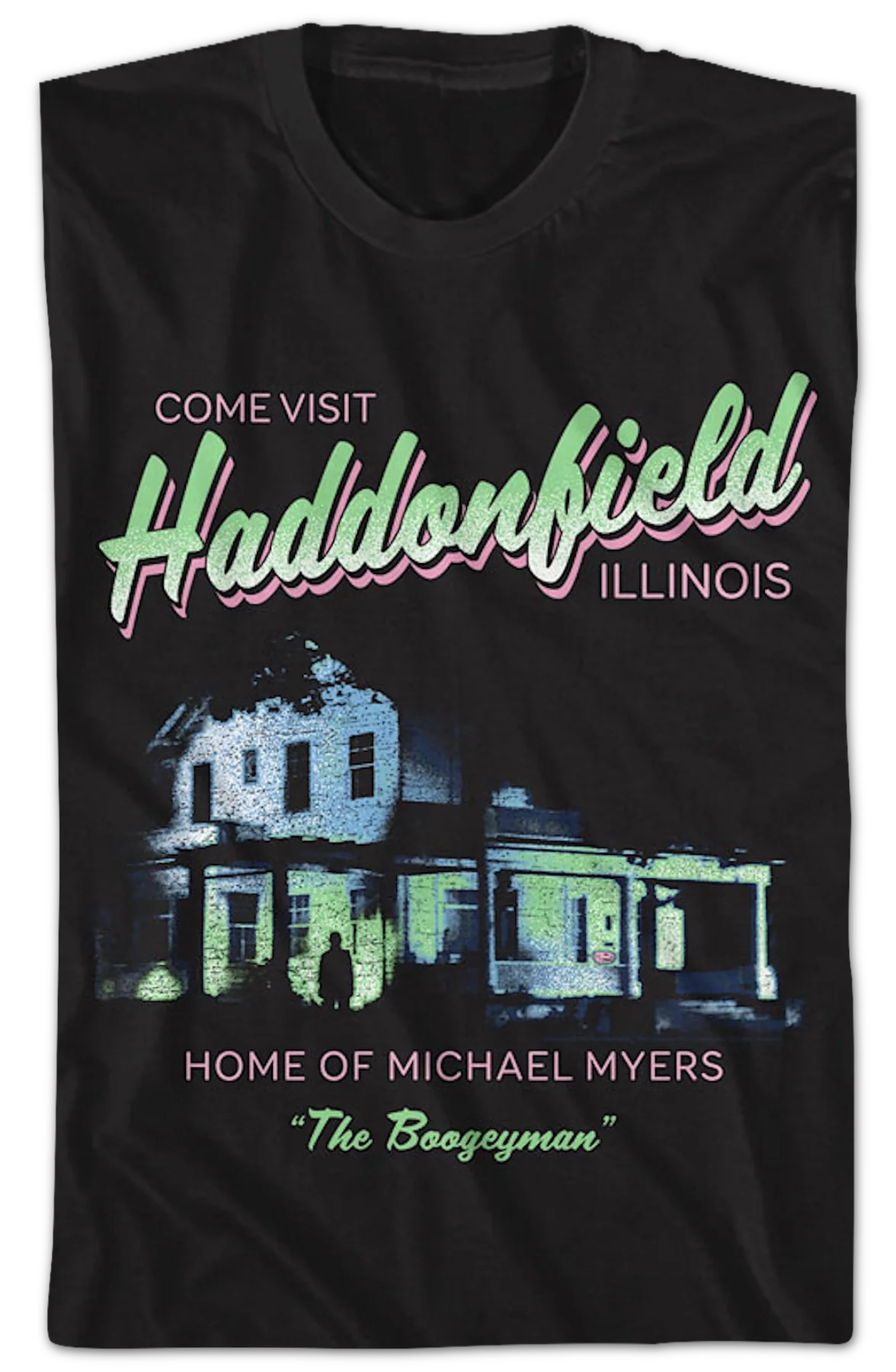 Come Visit Haddonfield Halloween T-Shirt - Image 2