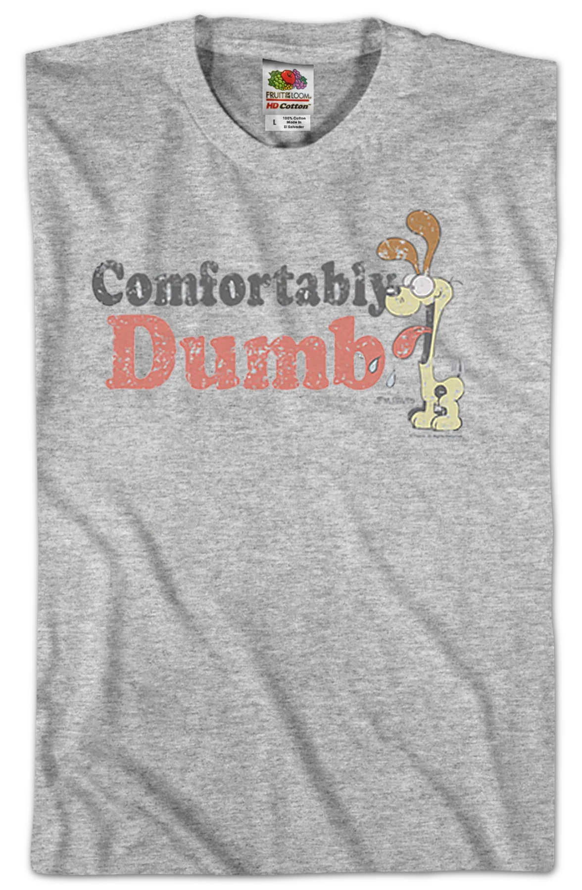 Comfortably Dumb Garfield T-Shirt - Image 2