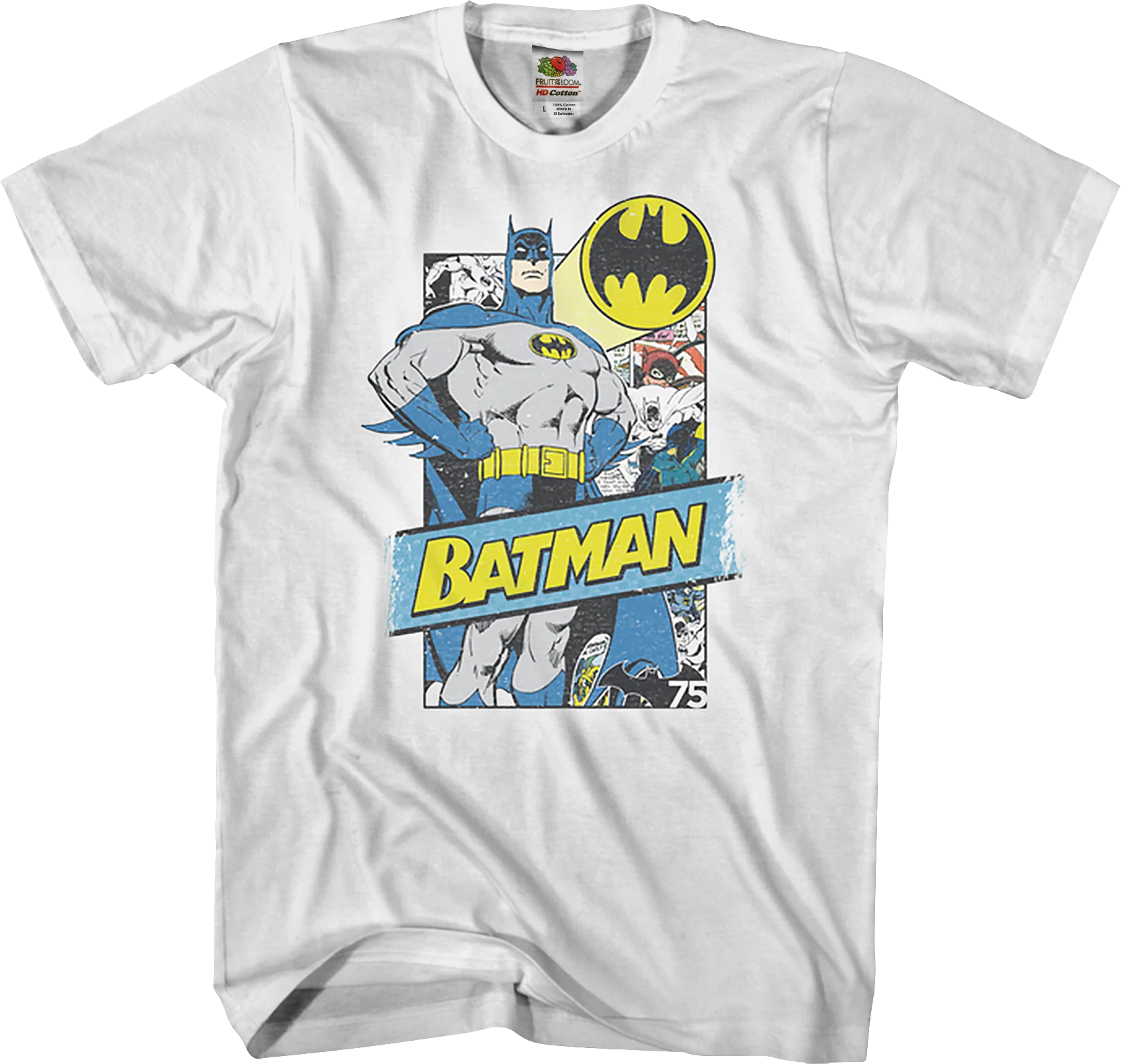 Comic Background Batman T-Shirt