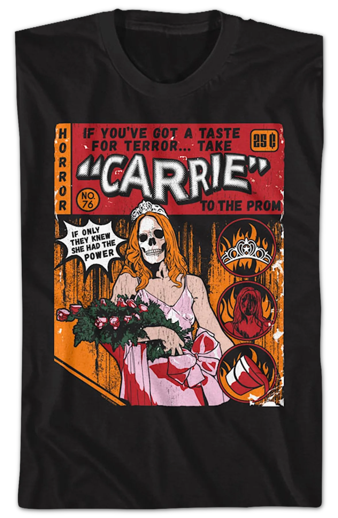 Comic Book Cover Carrie T-Shirt - Image 2