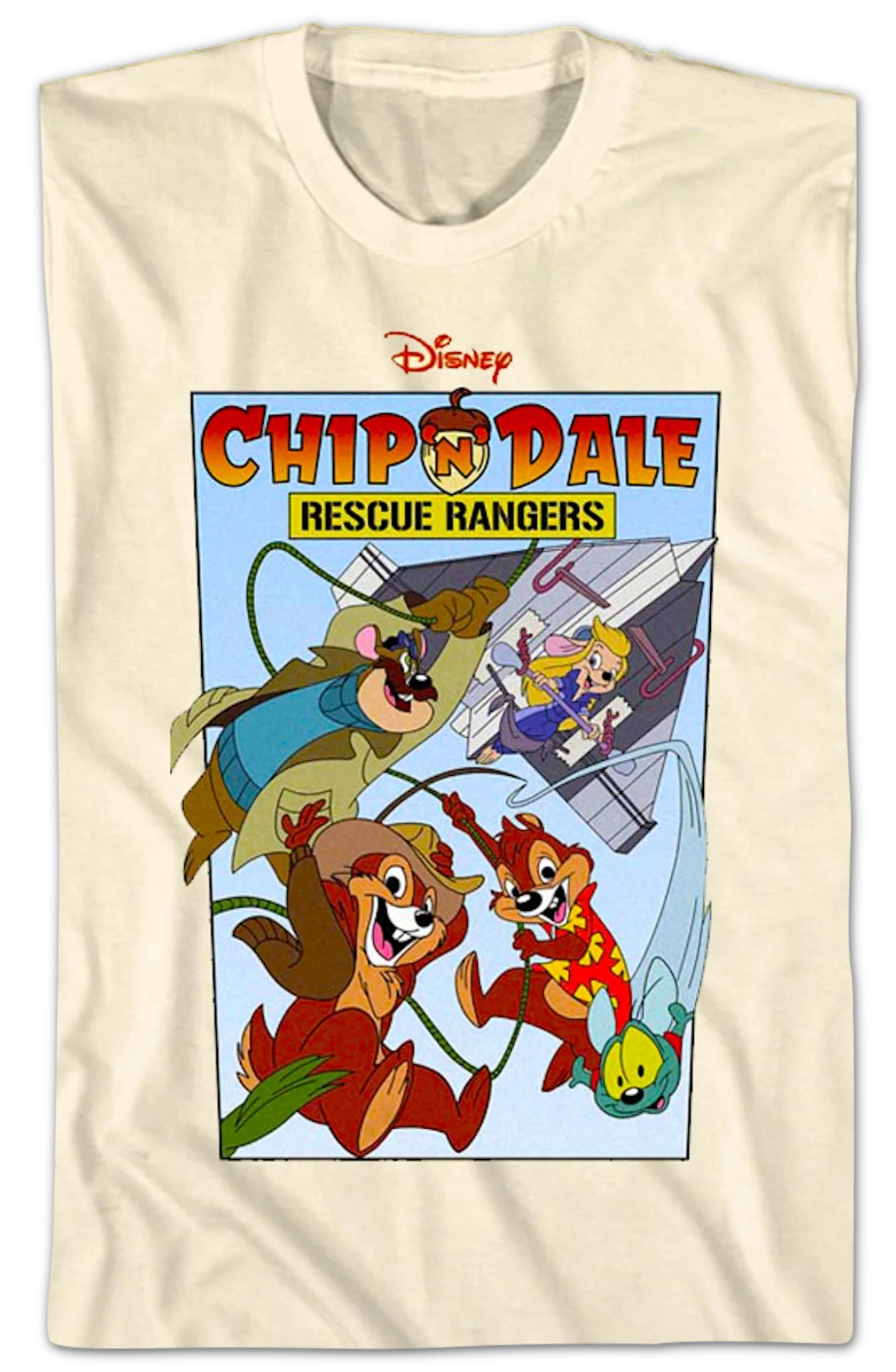 Comic Book Cover Chip 'n Dale Rescue Rangers T-Shirt - Image 2