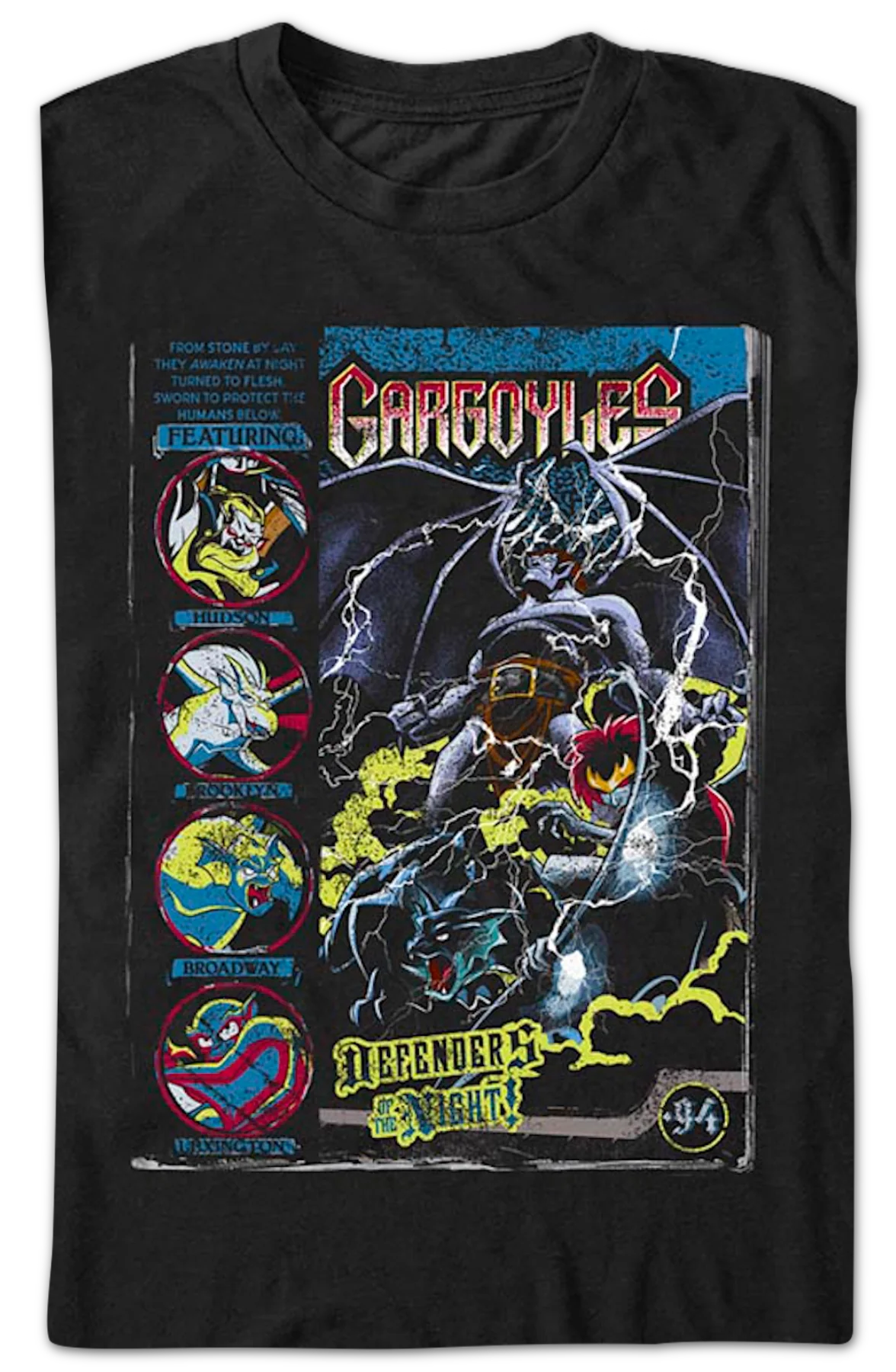 Comic Book Cover Gargoyles T-Shirt - Image 2