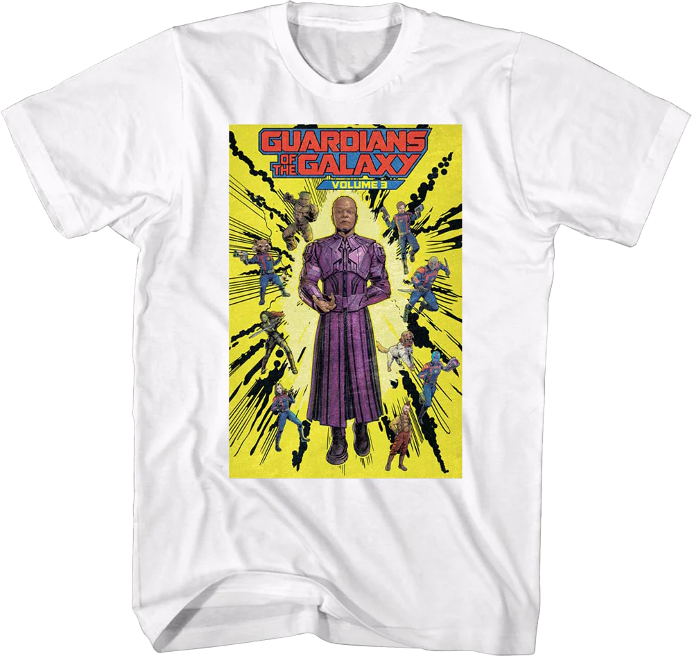 Comic Book Cover Guardians Of The Galaxy Volume 3 T-Shirt