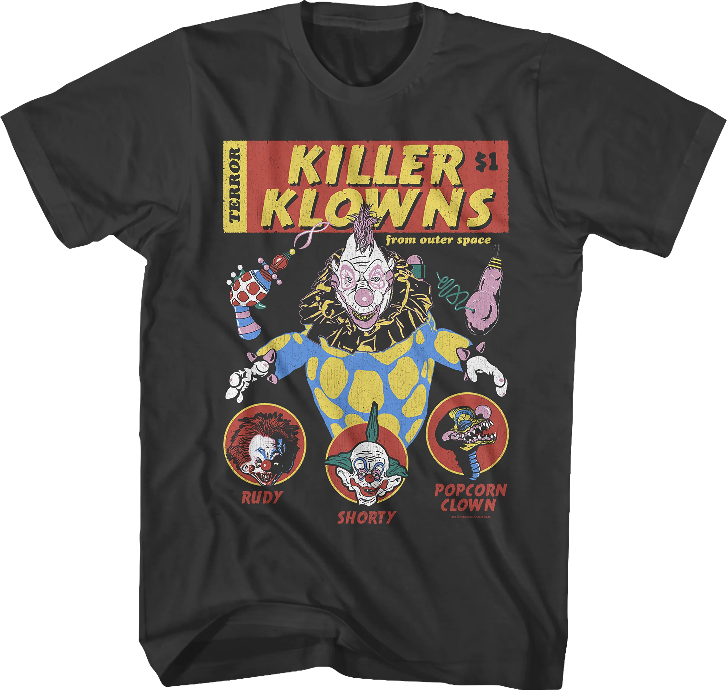 Comic Book Cover Killer Klowns From Outer Space T-Shirt