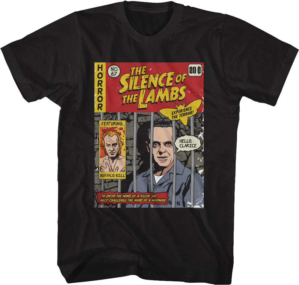 Comic Book Cover Silence of the Lambs T-Shirt