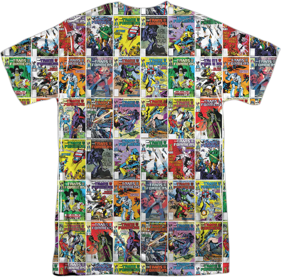 Comic Book Covers Transformers T-Shirt - Image 3