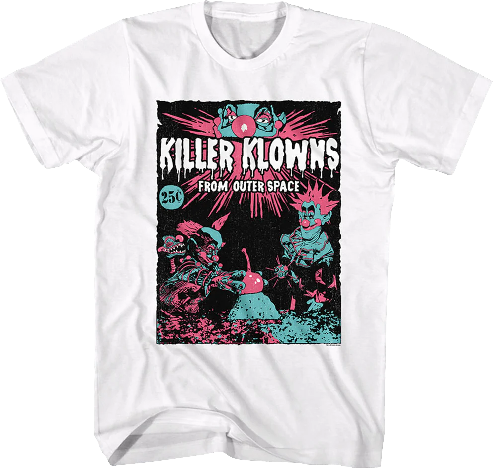 Comic Book Killer Clowns From Outer Space T-Shirt