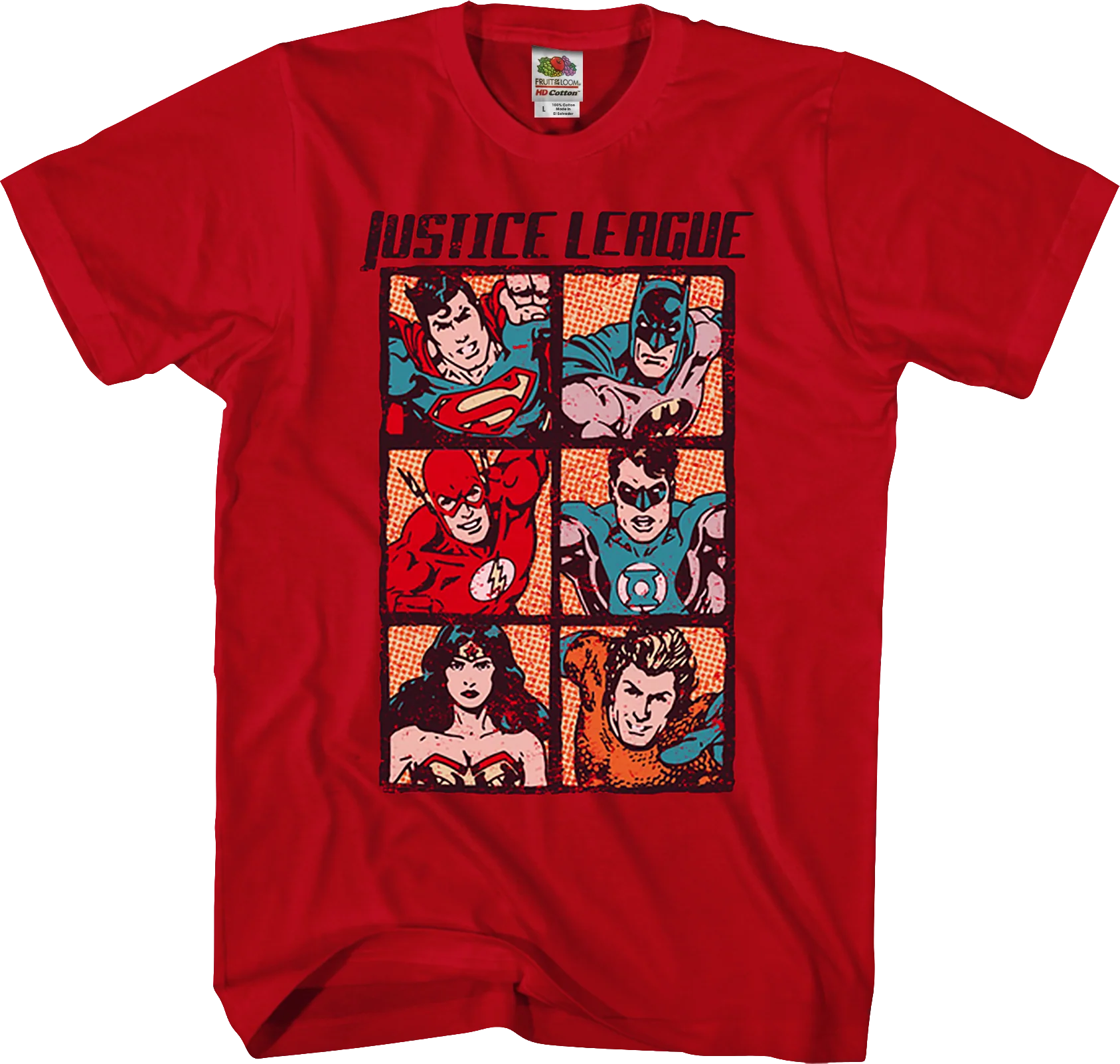 Comic Panels Justice League T-Shirt