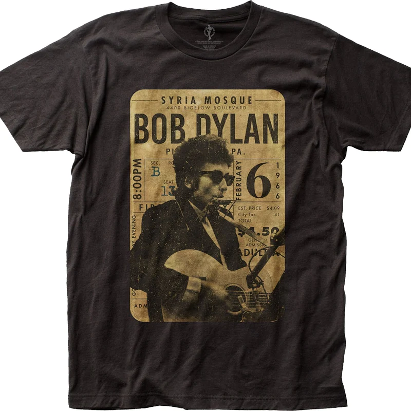 Concert Ticket Bob Dylan T-Shirt