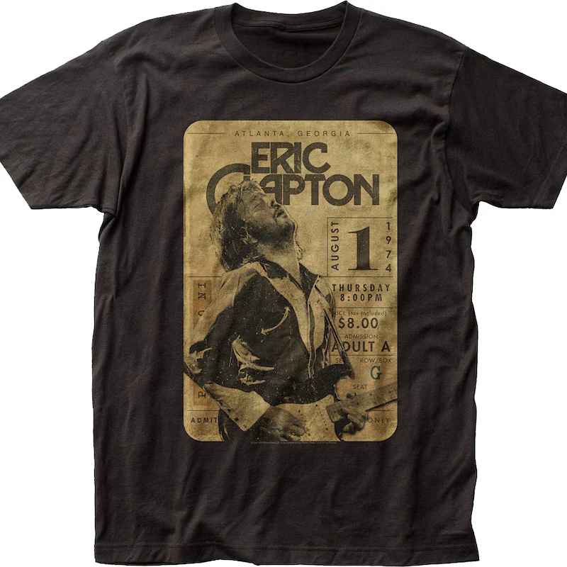 Concert Ticket Eric Clapton T-Shirt