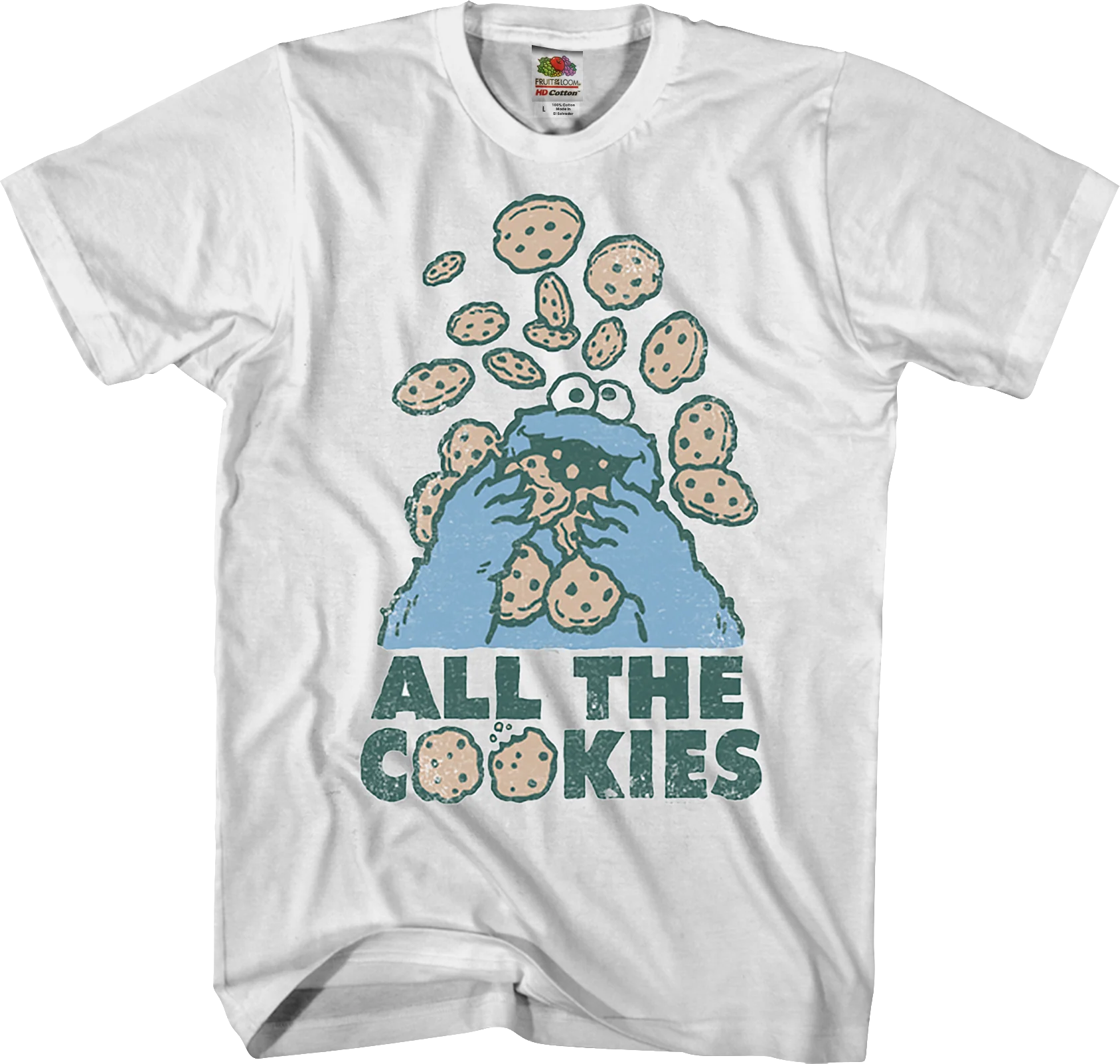 Cookie Monster All The Cookies Sesame Street T-Shirt