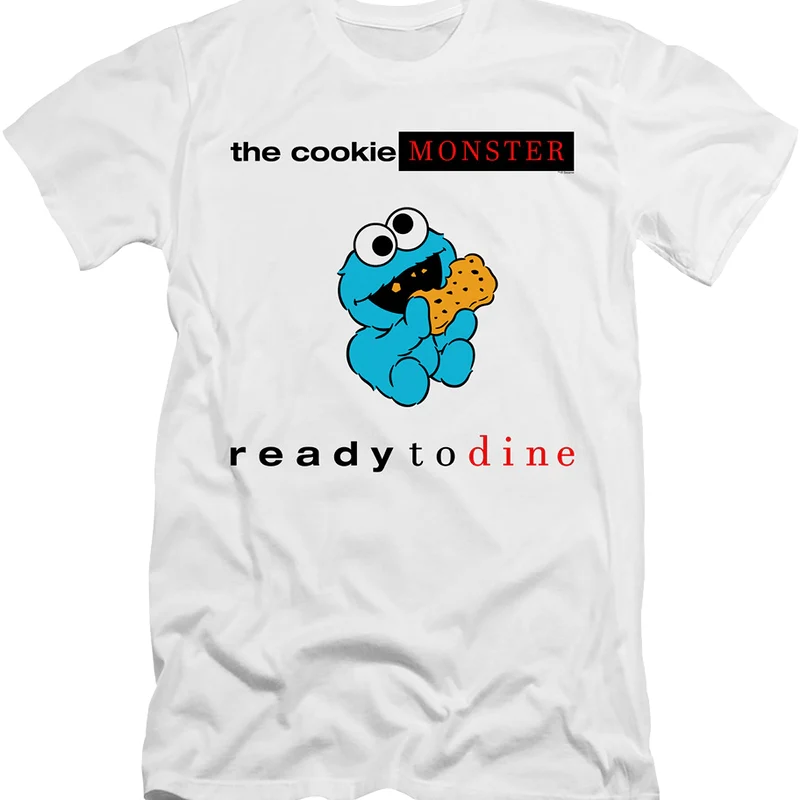 Cookie Monster Ready To Dine Sesame Street T-Shirt