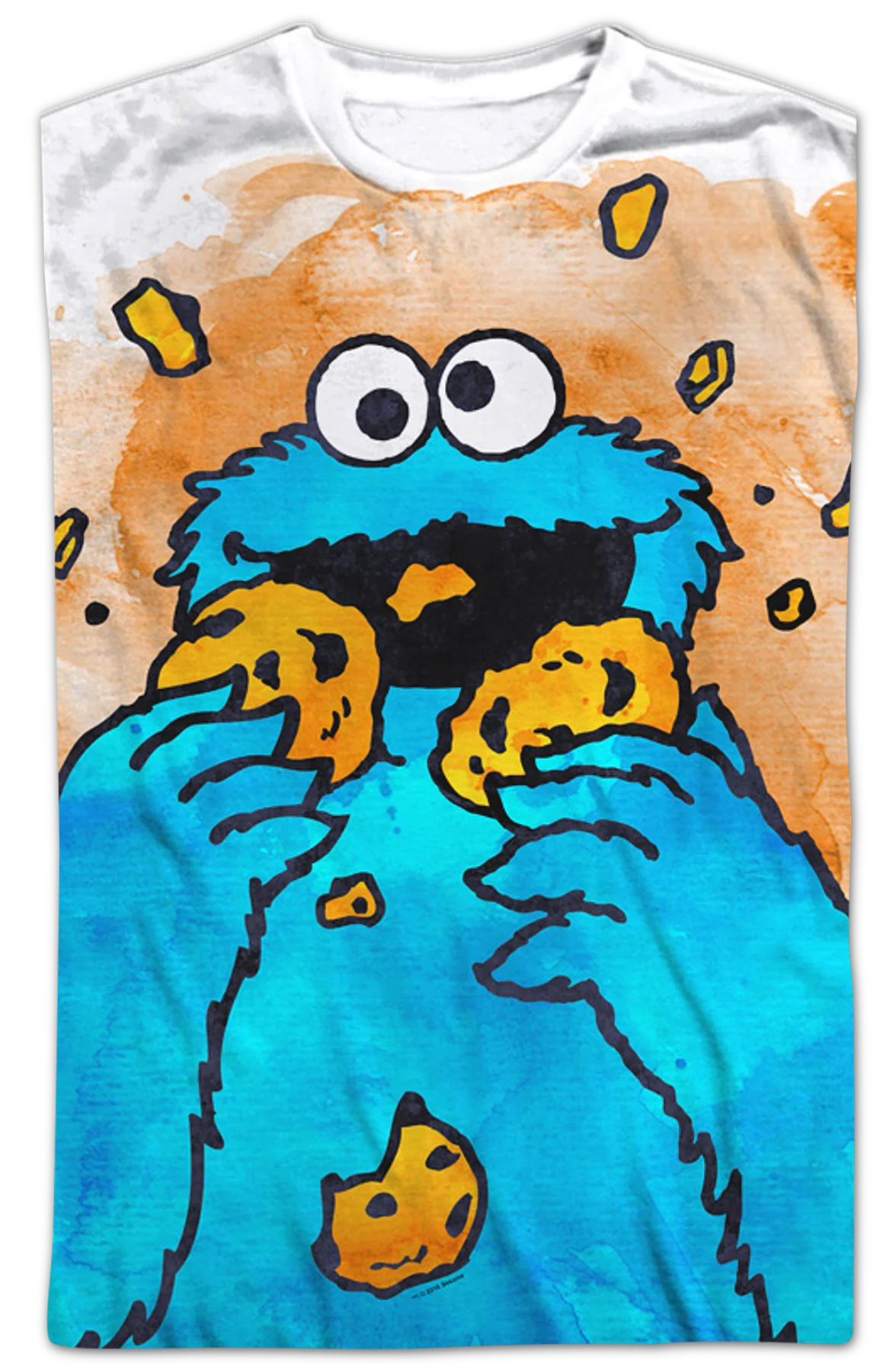 Cookie Monster Sesame Street T-Shirt - Image 2