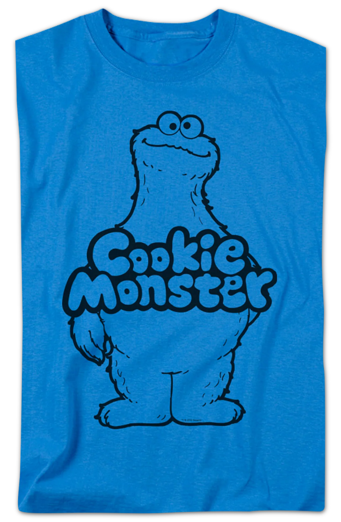 Cookie Monster Sketch Sesame Street T-Shirt - Image 2