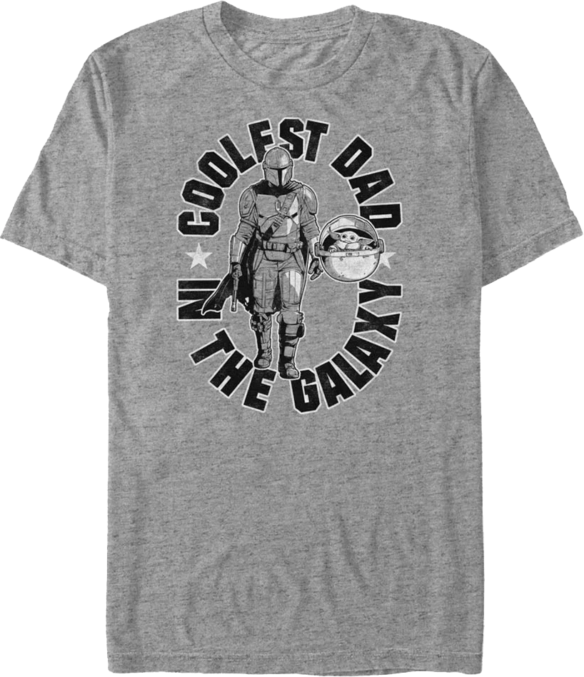 Coolest Dad In The Galaxy The Mandalorian Star Wars T-Shirt