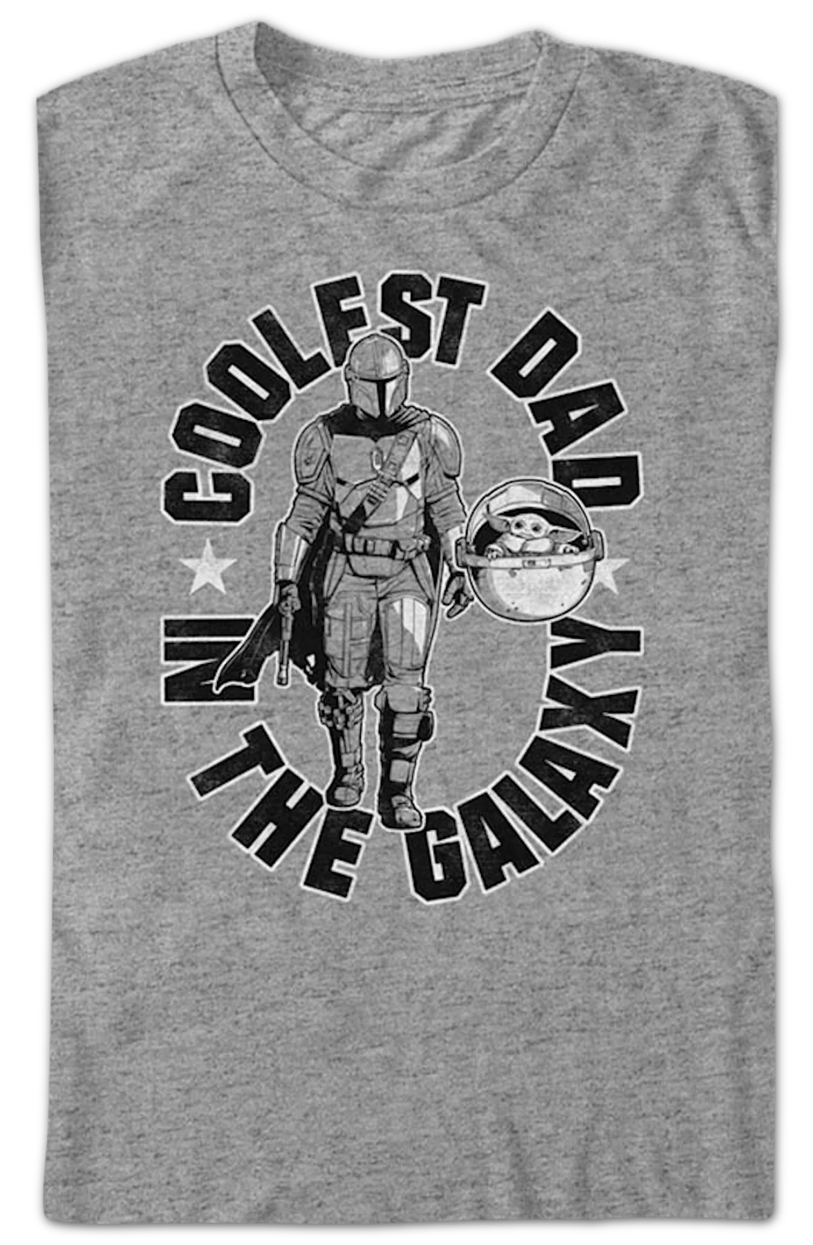 Coolest Dad In The Galaxy The Mandalorian Star Wars T-Shirt - Image 2