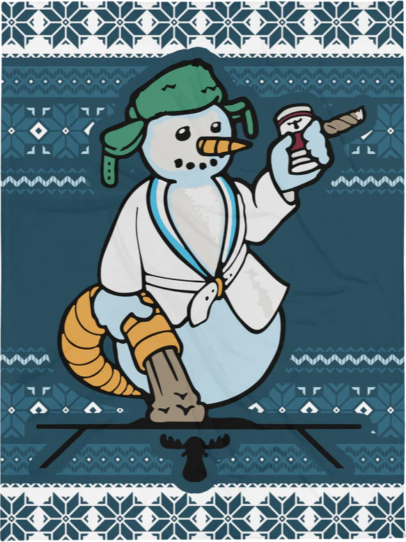 Cousin Eddie Snowman Christmas Vacation Blanket - 50x60