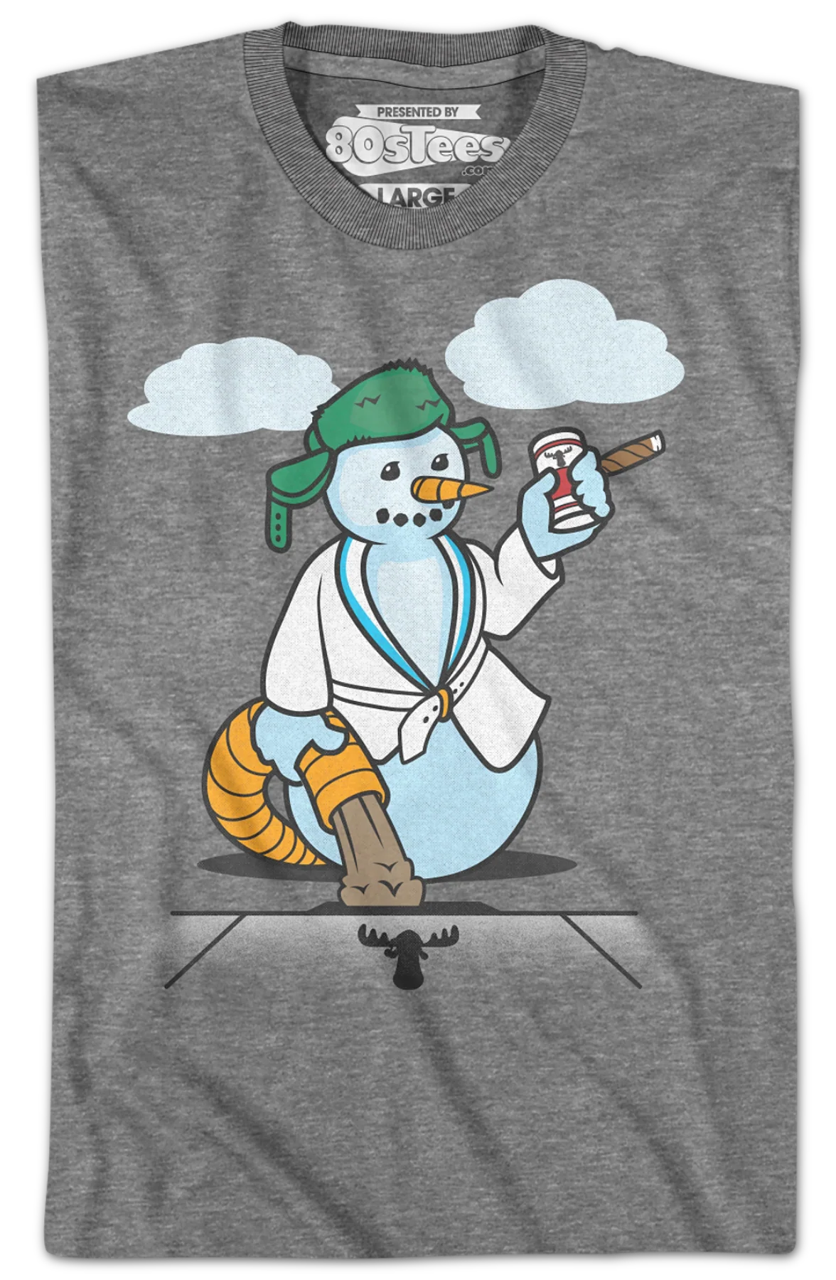 Cousin Eddie Snowman Christmas Vacation T-Shirt - Image 2