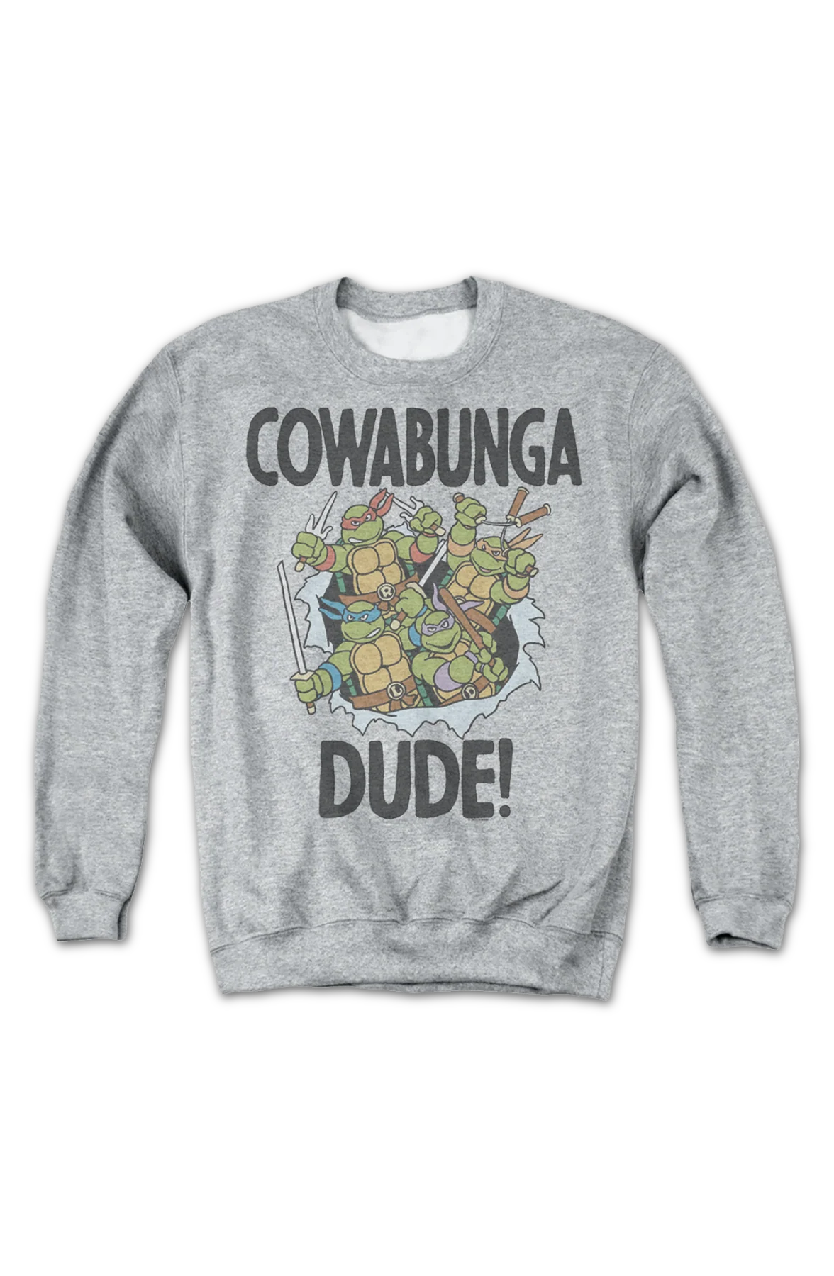 Cowabunga Dude Teenage Mutant Ninja Turtles Sweatshirt - Image 2