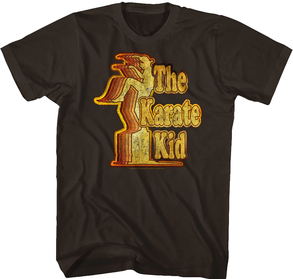 Crane Kick Pattern Karate Kid T-Shirt