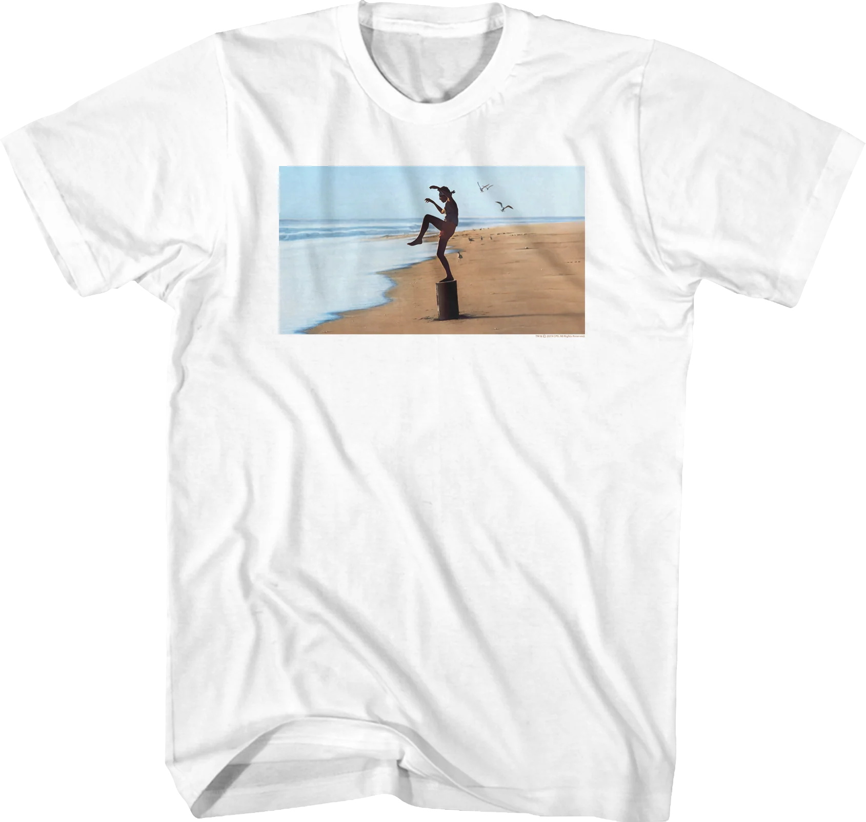 Crane Kick Photograph Karate Kid T-Shirt