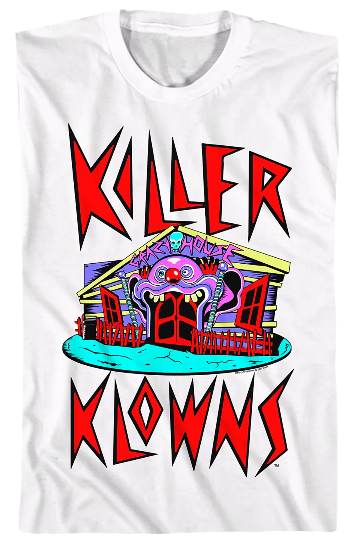 Crazy House Killer Klowns From Outer Space T-Shirt - Image 2