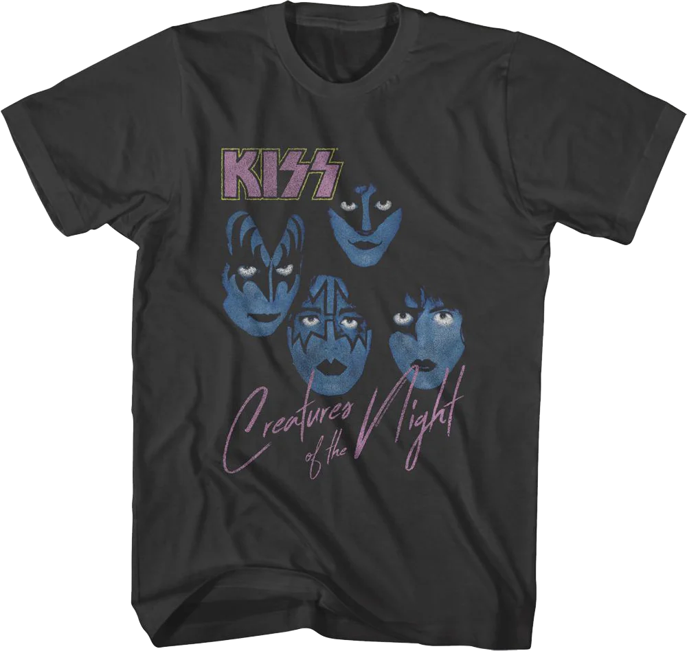 Creatures of the Night Album Cover KISS T-Shirt