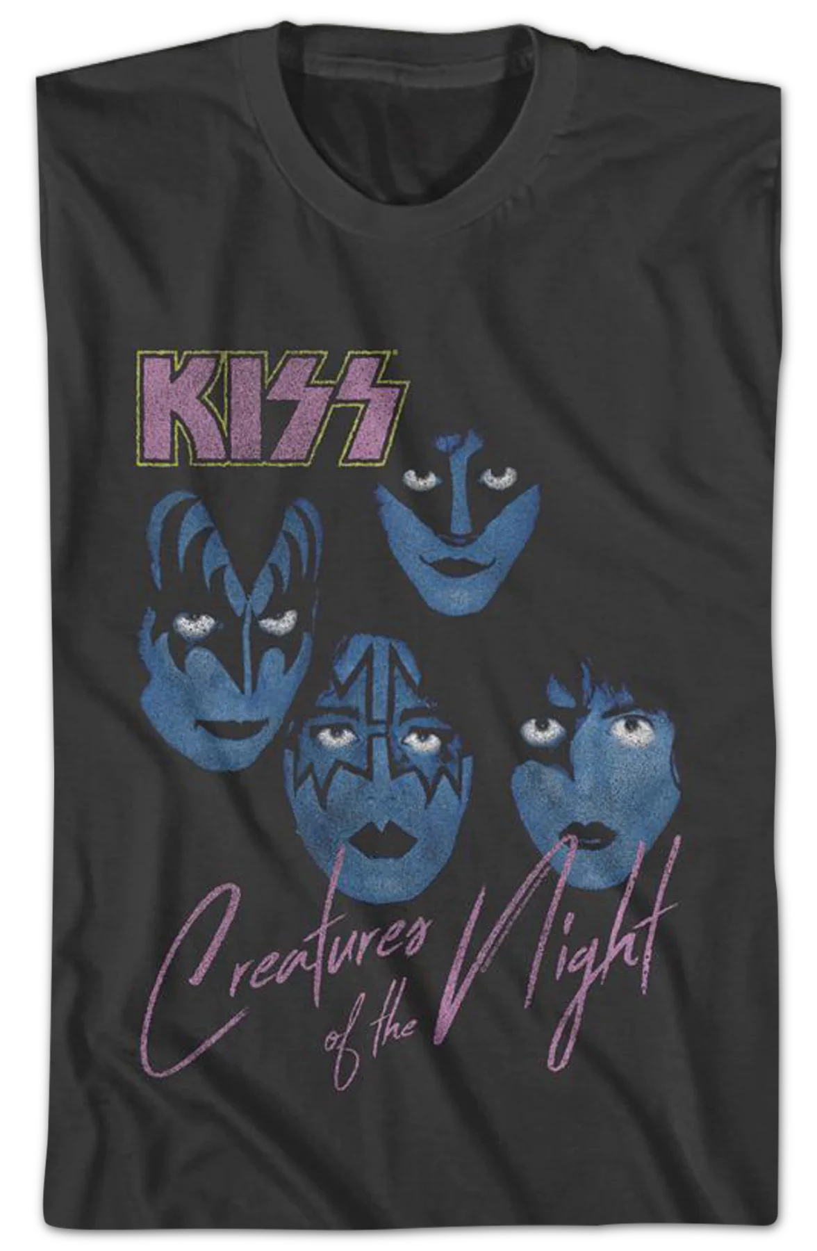 Creatures of the Night Album Cover KISS T-Shirt - Image 2